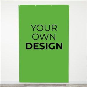 Design Your Own Personalized Photo Backdrop- Green - 40325-GR