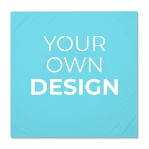 Design Your Own Personalized Baby Receiving Blanket- Baby Blue - 40326-BB