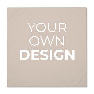 Design Your Own Personalized Baby Receiving Blanket- Tan - 40326-T