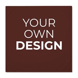 Design Your Own Personalized Baby Receiving Blanket- Brown - 40326-BR