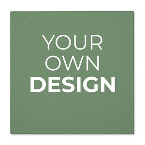 Design Your Own Personalized Baby Receiving Blanket- Sage Green - 40326-SG