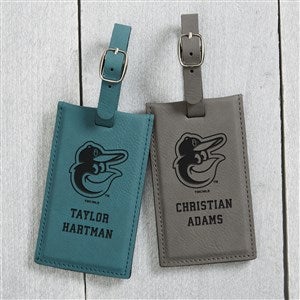 MLB Baltimore Orioles Personalized Leatherette Luggage Tag- Teal - 40357-T