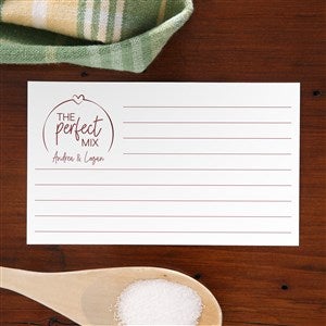 The Perfect Mix Personalized 3x5 Recipe Cards - 40471