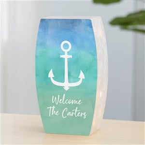 Seaside Watch Personalized Small Frosted Tabletop Light - 40491