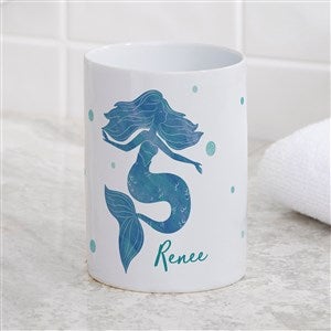 Mermaid Kisses Personalized Ceramic Bathroom Cup - 40512