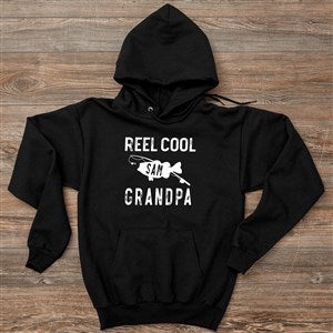 Reel Cool Dad Personalized Hanes® Adult Hooded Sweatshirt - 40568-BS