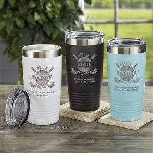 Best Grandpa by Par Tumbler, Engraved Tumbler, 20, 30 Oz Tumbler