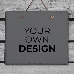 Design Your Own Personalized Slate Plaque - Grey - 40589-G