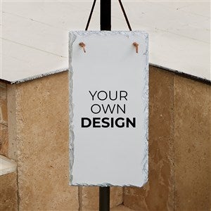 Design Your Own Personalized Outdoor Slate Plaque - White - 40590-W