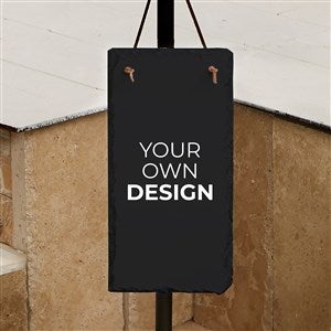 Design Your Own Personalized Outdoor Slate Plaque - Black - 40590-B