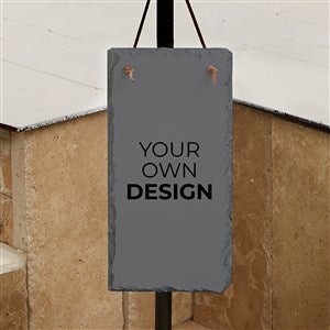 Design Your Own Personalized Outdoor Slate Plaque - Grey - 40590-G