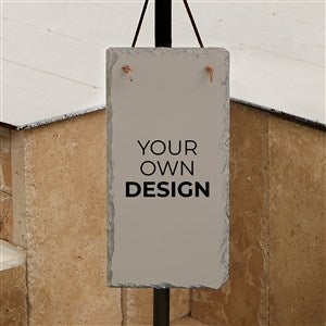 Design Your Own Personalized Outdoor Slate Plaque - Tan - 40590-T