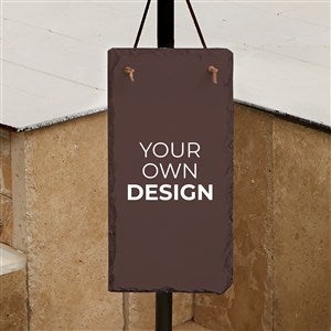 Design Your Own Personalized Outdoor Slate Plaque - Brown - 40590-BR