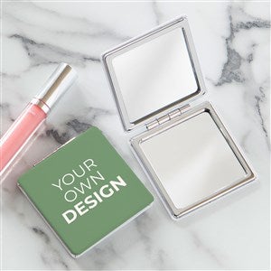 Design Your Own Personalized Compact Mirror- Sage Green - 40642-SG