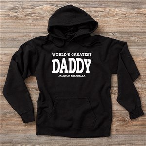 Worlds Greatest Dad Personalized Hanes® Adult ComfortWash™ Hoodie - 40700-CWHS