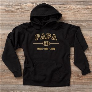 Daddy Established Personalized Hanes® Adult ComfortWash™ Hoodie - 40704-CWHS