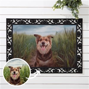 Style Basics Entrance Dog Door Mat for Pets with Embroidered Dog