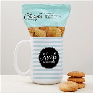 Name Meaning Personalized 15 oz. Coffee Mug with Cheryls Cookies - 40785