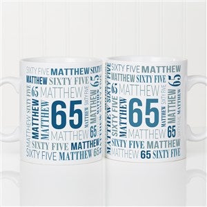 Repeating Birthday Personalized Wrapping Paper Roll - 6ft Roll