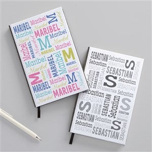 Trendy Repeating Name Personalized Journal - 41131