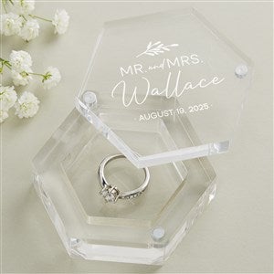 Natural Love Personalized Acrylic Ring Box - 41245