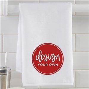 Design Your Own Personalized Hand Towel- White - 41318-W