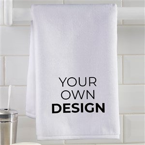 Design Your Own Personalized Hand Towel- White - 41318-W