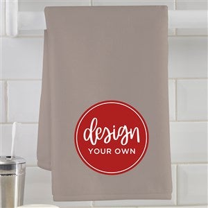 Design Your Own Personalized Hand Towel- Tan - 41318-T