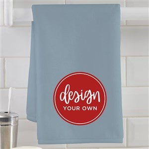 Design Your Own Personalized Hand Towel- Slate Blue - 41318-SB