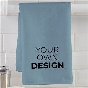 Design Your Own Personalized Hand Towel- Slate Blue - 41318-SB