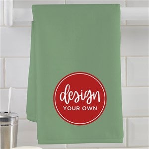 Design Your Own Personalized Hand Towel- Sage Green - 41318-SG