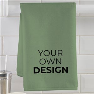 Design Your Own Personalized Hand Towel- Sage Green - 41318-SG