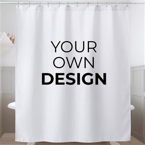 Design Your Own Personalized Shower Curtain- White - 41320-W