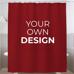 Design Your Own Personalized Shower Curtain- Burgundy - 41320-BU