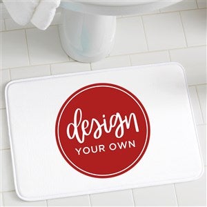 Design Your Own Personalized Bath Mat- White - 41321-W