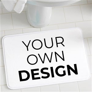 Design Your Own Personalized Bath Mat- White - 41321-W