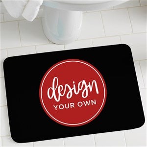 Design Your Own Personalized Bath Mat- Black - 41321-BL