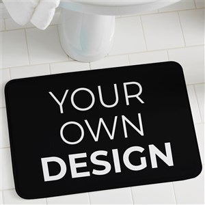 Design Your Own Personalized Bath Mat- Black - 41321-BL