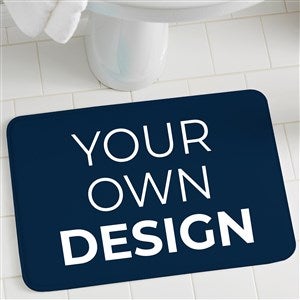 Design Your Own Personalized Bath Mat- Navy Bue - 41321-NB