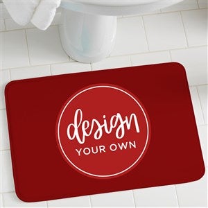 Design Your Own Personalized Bath Mat- Burgundy - 41321-BU