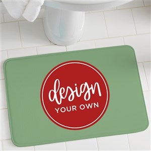 Design Your Own Personalized Bath Mat- Sage Green - 41321-SG
