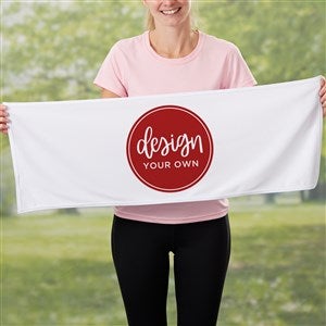 Design Your Own Personalized Cooling Towel- White - 41330-W