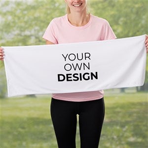 Design Your Own Personalized Cooling Towel- White - 41330-W