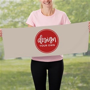 Design Your Own Personalized Cooling Towel- Tan - 41330-T