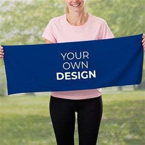 Design Your Own Personalized Cooling Towel- Blue - 41330-B