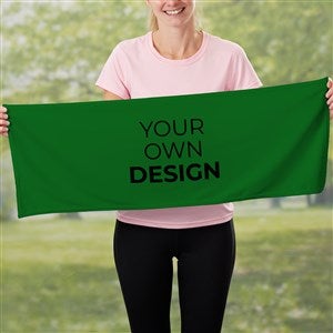 Design Your Own Personalized Cooling Towel- Green - 41330-G