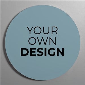 Design Your Own Personalized Round Wood Wall Sign- Slate Blue - 41332-SB