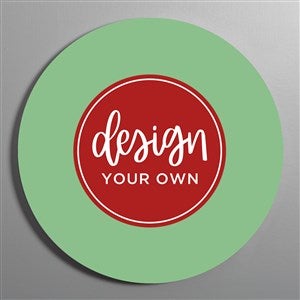 Design Your Own Personalized Round Wood Wall Sign- Sage Green - 41332-SG