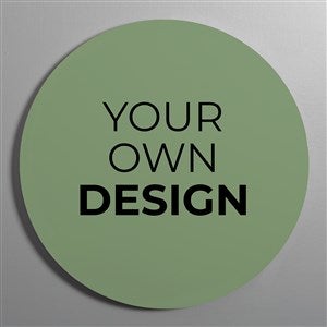 Design Your Own Personalized Round Wood Wall Sign- Sage Green - 41332-SG