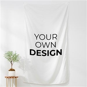 Design Your Own Personalized 35x60 Wall Tapestry- White - 41333-W